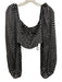 For Love & Lemons Size S Black & White Ecovero & Viscose Long puff sleeve Top Black & White / S