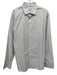 Armani Size L Purple & White Cotton Striped Button up Men's Long Sleeve Shirt Purple & White / L