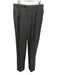 Canali Size 34 Black & White Wool All Over Print Men's Pants Black & White / 34