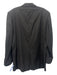Hickey Freeman Gray & White Wool Striped 2 Button Men's Suit Gray & White / Est XL
