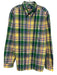 Polo Size XL Green & Multi Cotton Plaid Button Down Men's Long Sleeve Shirt Green & Multi / XL