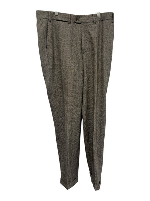 Hiltl Size 36 Gray, Black & White Wool Men's Pants Gray, Black & White / 36