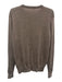 Suitsupply Size XL Brown Merino Wool Solid Men's Sweater Brown / XL
