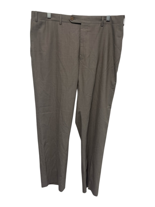 Canali Size 37 Gray Wool Solid Men's Pants Gray / 37
