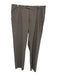 Canali Size 37 Gray Wool Solid Men's Pants Gray / 37