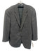 Armani Collezioni Black & Multi Cashmere All Over Print 2 Button Men's Blazer Black & Multi / 40