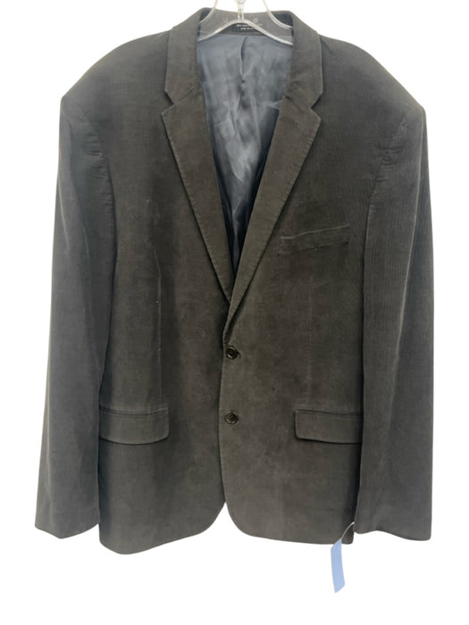 John Varvatos Brown Cotton Solid 2 Button Men's Blazer Brown / 48R