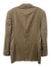 Burberry London AS IS Brown Wool Plaid 2 Button Men's Blazer Brown / 42L
