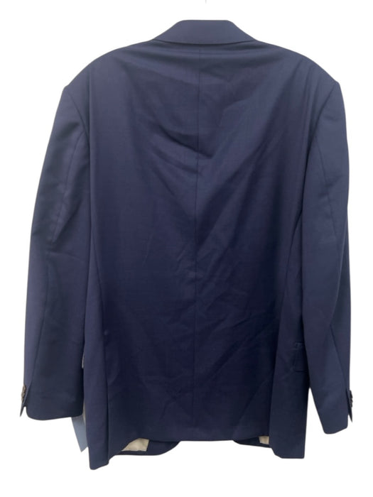 Suitsupply Navy Blue Wool Solid 2 Button Men's Blazer Navy Blue / Est L