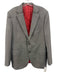 Suitsupply Gray, Black & White Wool All Over Print 2 Button Men's Blazer Gray, Black & White / 44