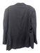 Canali Navy Blue Wool Striped 2 Button Men's Suit Navy Blue / 54