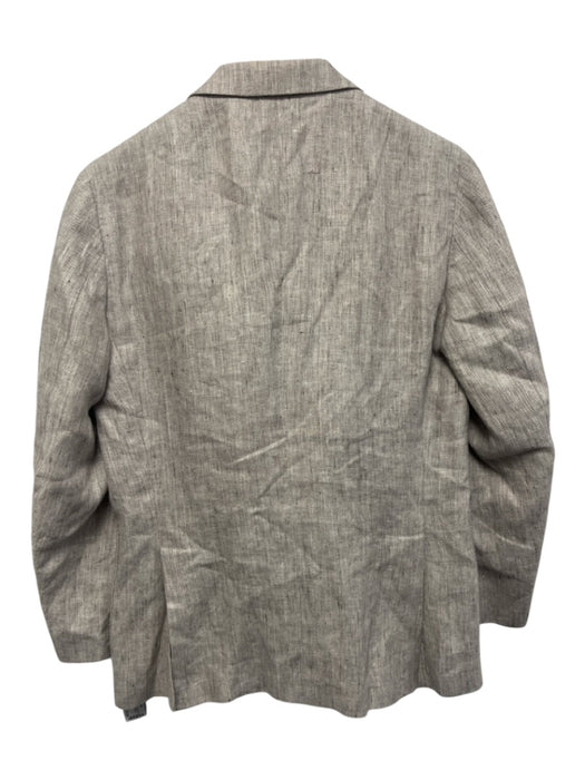 Suitsupply Gray Linen 2 Button Men's Suit Gray / 24