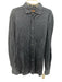 Cornelliani Size 17.5 Navy Blue & White Cotton Polo Men's Long Sleeve Shirt Navy Blue & White / 17.5