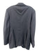 Canali Blue & Gray Wool Striped 2 Button Men's Suit Blue & Gray / 54