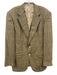 No Brand Brown & Multi Cashmere Plaid 2 Button Men's Blazer Brown & Multi / 42L