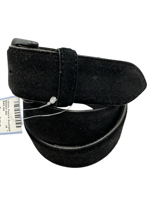 ALLSAINTS AS IS Black Solid Men's Belt Black