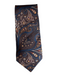 H Stockton Brown & Blue Silk Paisley Men's Ties Brown & Blue