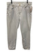 Sid Mashburn Size 34 White Cotton Solid Jean Men's Pants White / 34