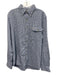 Ralph Lauren Size XL Blue, White & Gray Cotton Plaid Men's Long Sleeve Shirt Blue, White & Gray / XL