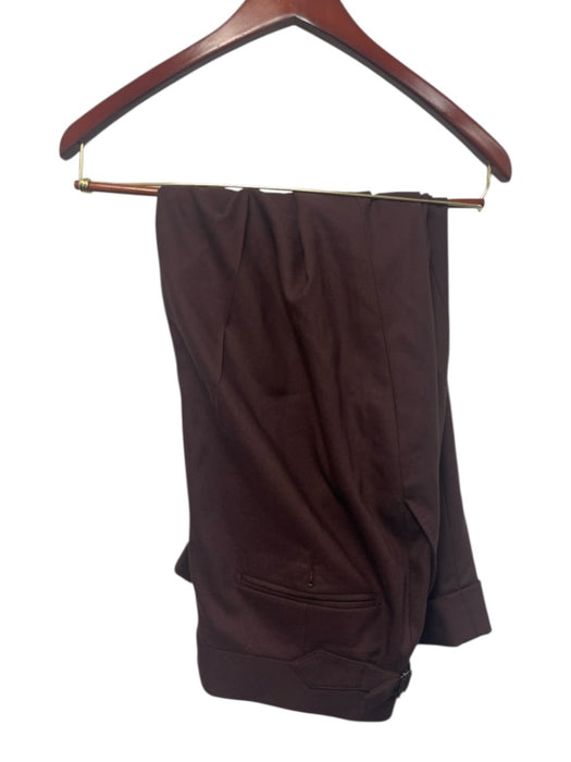 Suitsupply Brown Wool Solid 2 Button Men's Suit Brown / 26