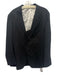 Suitsupply Dark Gray Wool Plaid 2 Button Men's Blazer Dark Gray / 26