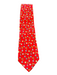 Ferragamo Red & Multi Silk All Over Print Men's Tie Red & Multi