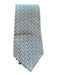 Ferragamo Blue & Multi Silk Horses Men's Tie Blue & Multi