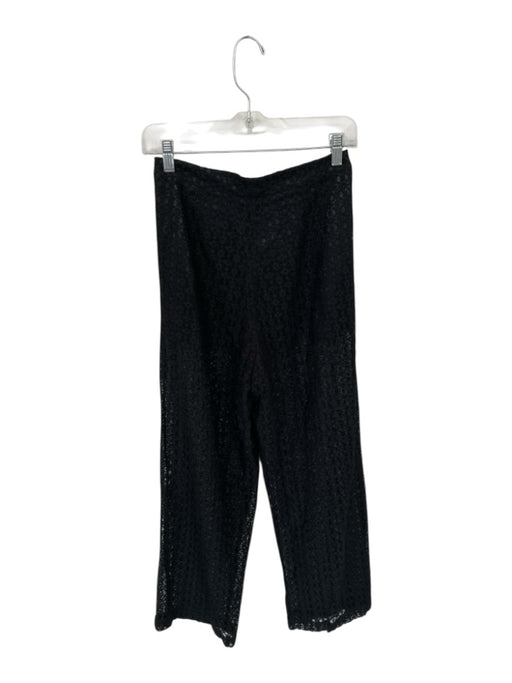 Ronny Kobo Size 4 Black Lace Built in Shorts High Waist Pants Black / 4