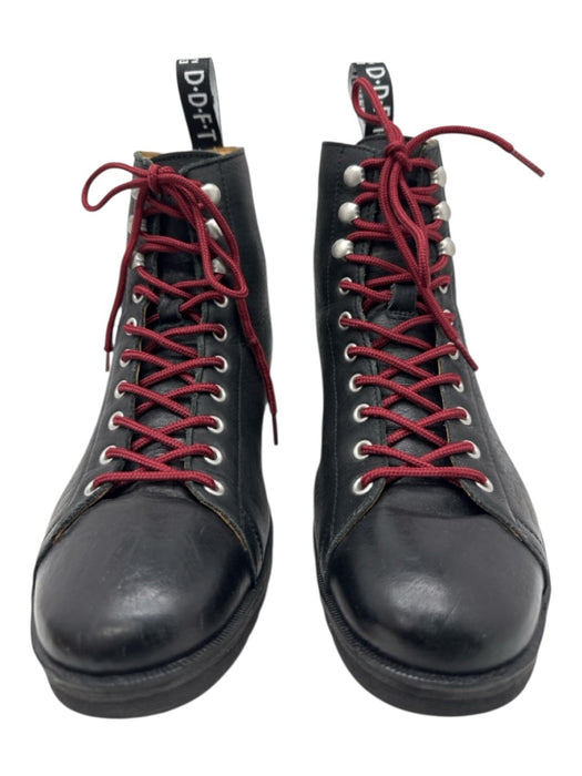 John Fluevog Shoe Size 9 Black Leather Solid Boot Men's Shoes Black / 9