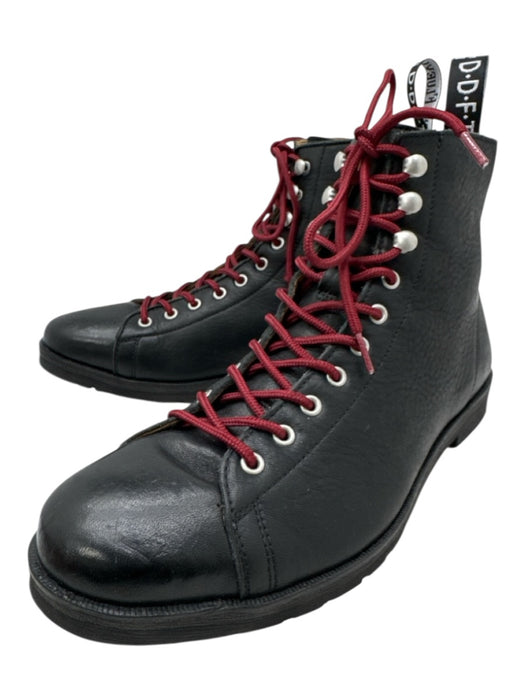John Fluevog Shoe Size 9 Black Leather Solid Boot Men's Shoes Black / 9