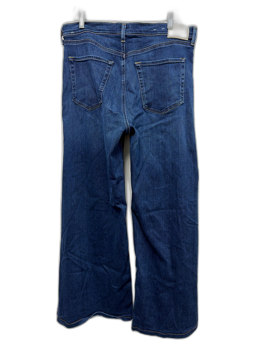Citizens of Humanity Size 33 Medium dark wash Cotton Blend Denim Wide Leg Jeans Medium dark wash / 33