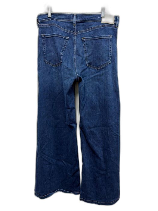 Citizens of Humanity Size 33 Medium dark wash Cotton Blend Denim Wide Leg Jeans Medium dark wash / 33