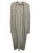 All Saints Size L Grey Viscose & Polyester Long Sleeve Knit Open Cardigan Grey / L