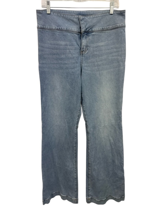 Alice + Olivia Jeans Size 32 Light Wash Cotton Zip Fly Hook & Eye Mid Rise Jeans Light Wash / 32