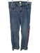 Alice + Olivia Jeans Size 32 Light Wash Cotton Zip Fly Side Zip Mid Rise Jeans Light Wash / 32