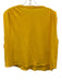 Mother Size L Yellow Cotton & Linen Sleeveless Gathered Shoulder Top Yellow / L
