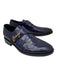Balenciaga Shoe Size 41 Like New Blue Leather Embossed Single monk strap Shoes Blue / 41