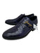 Balenciaga Shoe Size 41 Like New Blue Leather Embossed Single monk strap Shoes Blue / 41