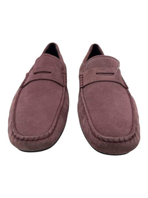 Boss Shoe Size 41 Purple Suede Solid Driver Dress Men's Shoes Purple / 41