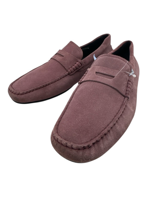 Boss Shoe Size 41 Purple Suede Solid Driver Dress Men's Shoes Purple / 41