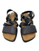 John Fluevog Shoe Size 8 Black Leather Solid Sandal Men's Shoes Black / 8