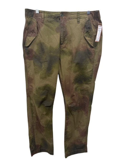 AG Size 32 Green & Multi Cotton Zip Fly Men's Pants Green & Multi / 32