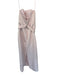Amsale Size 12 Blush Pink Polyester Strapless Bow Detail Belt Gown Blush Pink / 12