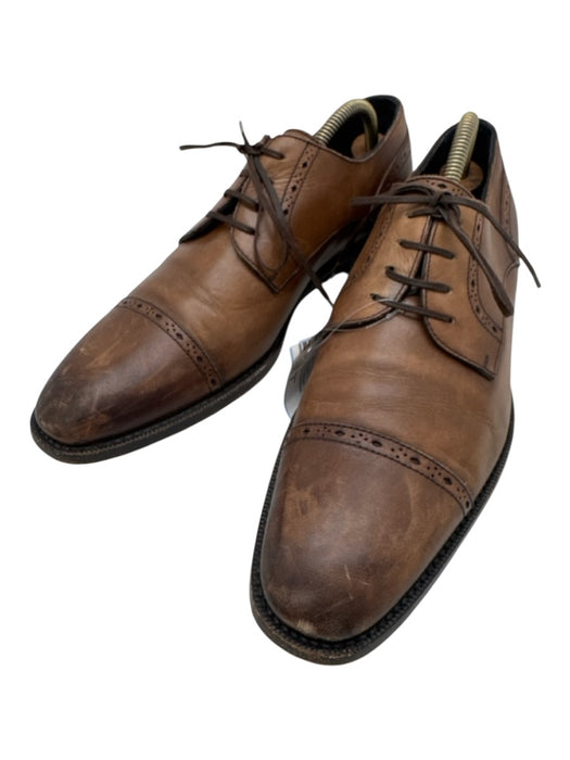 Zegna Shoe Size 9 AS IS Brown Leather Solid Dress Men's Shoes Brown / 9