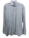 Suitsupply Size 16 Blue & White Cotton Micro Button up Men's Long Sleeve Shirt Blue & White / 16