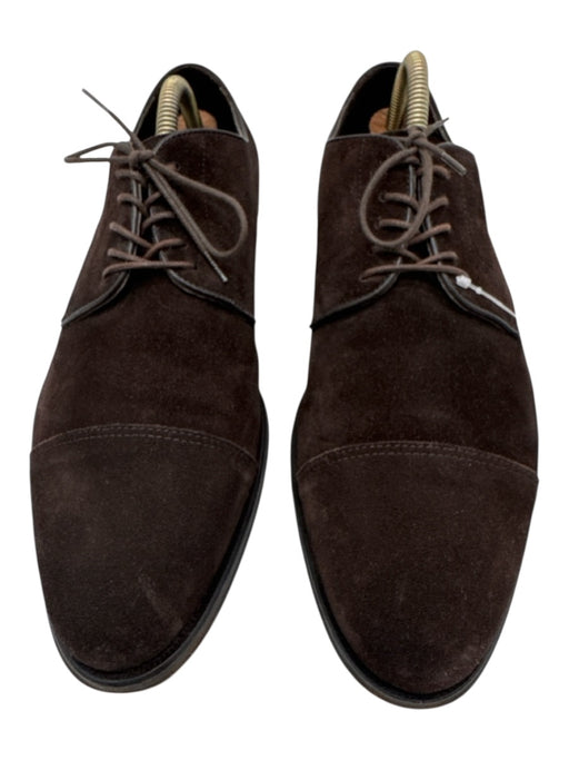 Suitsupply Shoe Size 42 Dark Brown Suede Solid Dress Men's Shoes Dark Brown / 42
