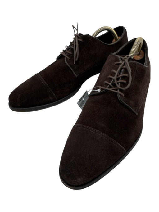 Suitsupply Shoe Size 42 Dark Brown Suede Solid Dress Men's Shoes Dark Brown / 42