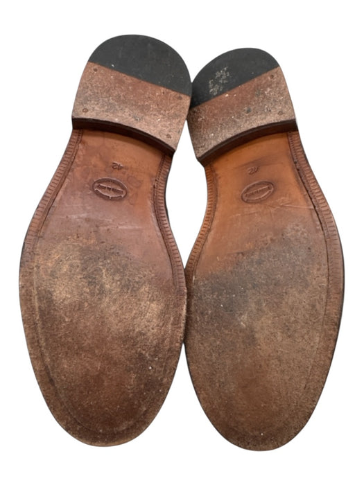 Suitsupply Shoe Size 42 Dark Brown Leather Solid Broguing Men's Shoes Dark Brown / 42