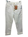 Reformation Size 27 Off White Cotton Button Fly High Rise Straight Leg Jeans Off White / 27