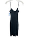Reformation Size 2 Charcoal Tencel & Spandex Rib Knit Sleeveless Dress Charcoal / 2